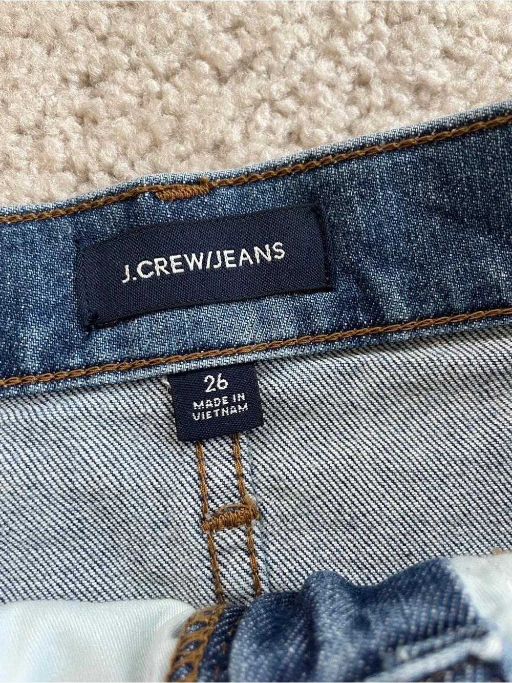 J. Crew Denim High-Rise Frayed 3.75